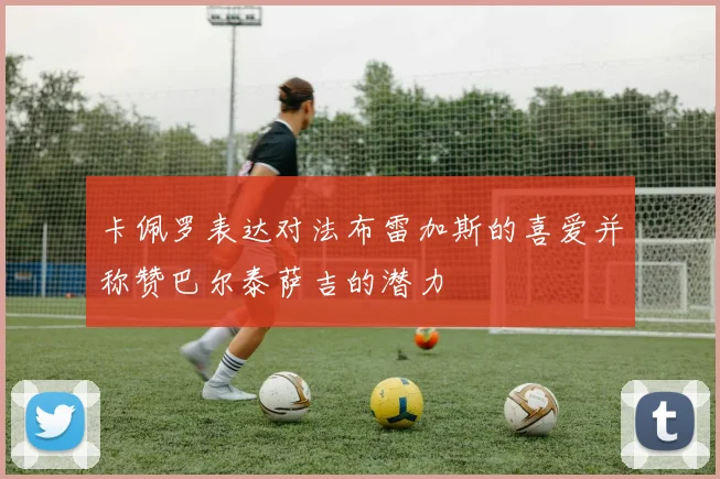 卡佩罗表达对法布雷加斯的喜爱并称赞巴尔泰萨吉的潜力